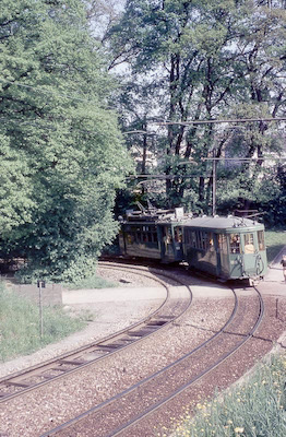 BVB Wolfschlucht, oberer Eingang, Eigentracé, 1964