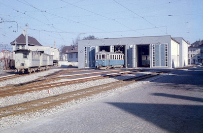 WSB Aarau, Depotneubau, Zweiachser, 1961