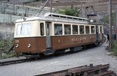 AL Zahnradtriebwagen, Aigle-Dépot, 1963