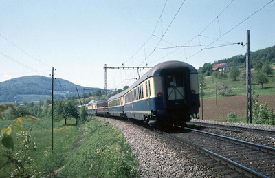 SBB/DB Rheingold, Tecknau, 1966