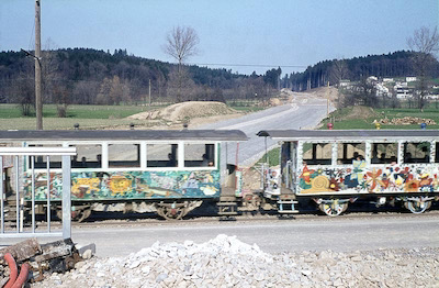 WSB Bemalte Wagen, N1 im Bau, 1965