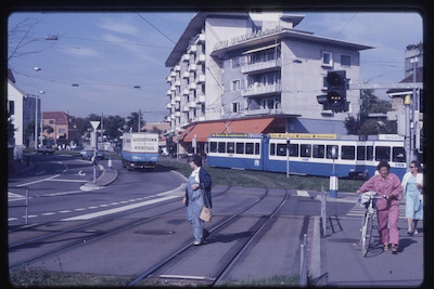 VBZ Schwamendinger Platz, Abzweigung, 1988