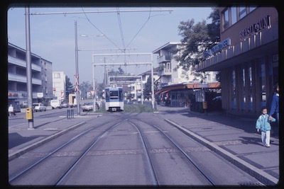 VBZ Schwamendinger Platz, Kreuzung, 1988