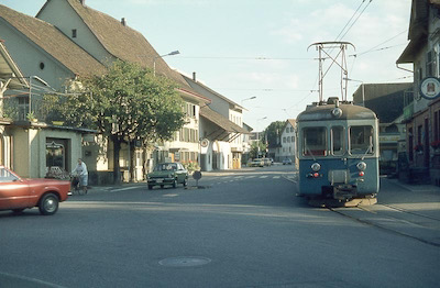 WSB Oberentfelden Engelplatz, Ausweiche, 1976