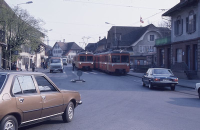 WSB Oberentfelden Engelplatz, Kreuzung, 1980