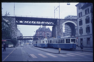 VBZ/SBB Viadukte Limmatstrasse, 1967