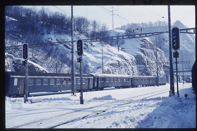 SBB Ziegelbrücke, Ausfahrt Süd, 1970