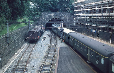 SBB Zürich-Enge, Tunnel, 1967