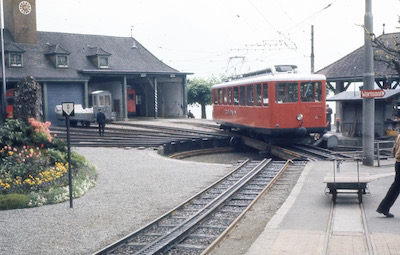 RB Vitznau, Drehscheibe, Depot, 1963