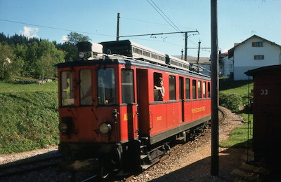 NStC Alter Triebwagen, La Cure, 1975