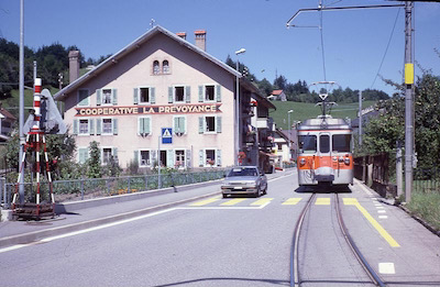 GFM Montbovon, Strassenbahn, 1993