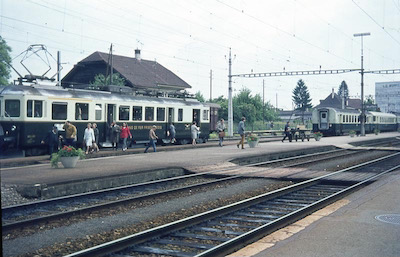 GFM Bahnhof Murten, 1969