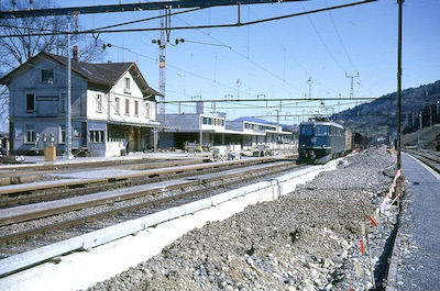 SBB Stein-Säckingen, Umbau, 1968