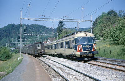SBB Bözberg/Villnachern, Transalpin ÖBB, 1969