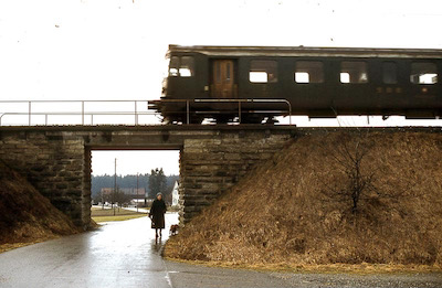 SBB Fislisbach, enge Unterführung, Apr. 1981