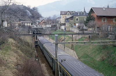 SBB Sierre, Tunnel, 1987