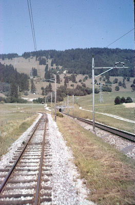 CJ, SBB Linien, Glovelier, 1962
