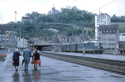 SBB Baden, Re 4/4 II, Ruine Stein, 1967