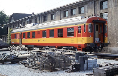 SBB Oberbauwagen, Lok-Depot Aarau, 1982