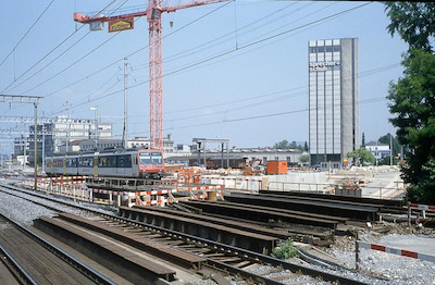 SBB Aarau, Gais-Unterführung, 1993