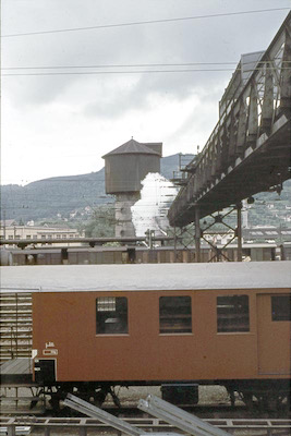 SBB Olten, Wasserturm, Passerelle, 1956
