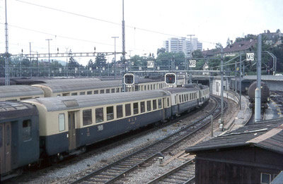 BN Bern HB, Rampe Donnerbühltunnel, 1970
