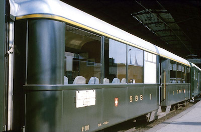 SBB Brünig-Aussichtswagen, Luzern, 1961