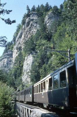 SBB Brünig, Rampe Haslital, BOB Wagen, 1965