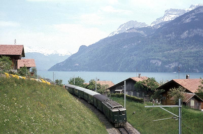 SBB Brünigbahn, Oberried, Brienzersee, 1967