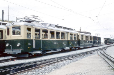 WAB Triebwagen, Kleine Scheidegg, 1957