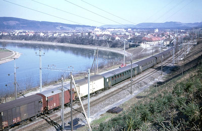 SBB Stein-Säckingen West, Rhein, 1968