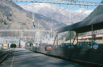 BLS Goppenstein, Autozug, 1989