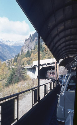 BLS Autozug, Lonzaschlucht, 1971