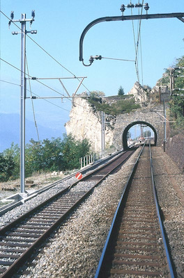 BLS Viktoria-Tunnel, Doppelspur, 1989