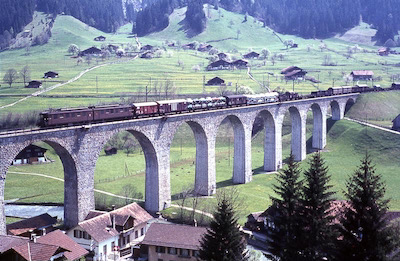 BLS Kanderviadukt, 1967
