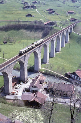 BLS Kanderviadukt, 1967