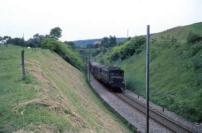 SBB Bei Wettswil, Einschnitt, 1969