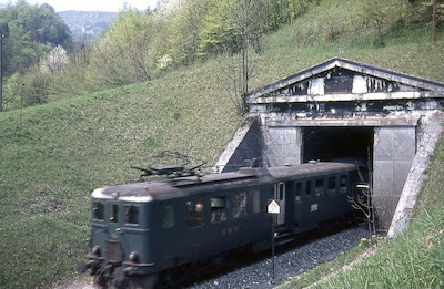 SBB Alter Hauenstein-Tunnel Süd, Ifenthal, 1968