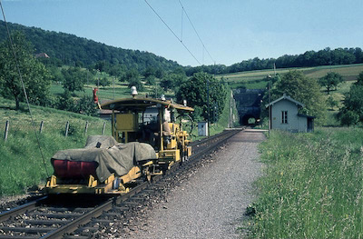 SBB Buckten, Haltestelle und Tunnel, 1965