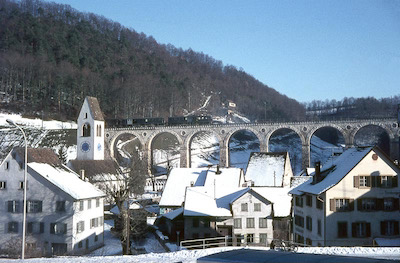 SBB Rümlinger Viadukt, Alter Hauenstein, 1968