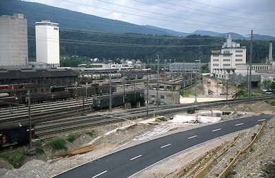 SBB Olten, Einfahrt Basler Linie, 1979