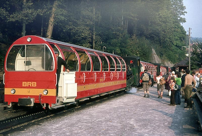 BRB Brienz, Panorama-Wagen, 1974
