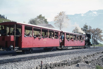 BRB Planalp, alter Zug, 1976