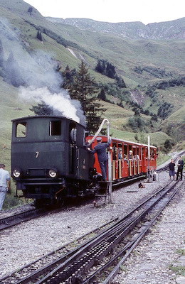 BRB Planalp, Wasserfassen, 1960