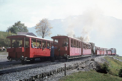 BRB Planalp, Kreuzungen, 1976