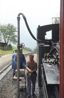 BRB Planalp, Wasserfassen, 1977