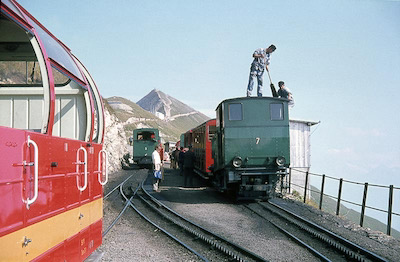 BRB Rothorn, Dach fegen, 1974