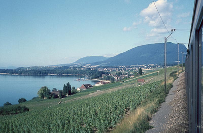 SBB Am Neuenburgersee bei Auvernier, 1966