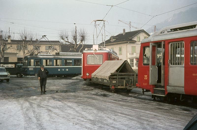BVB Bex CFF, Lokal- und Bergzüge, 1968