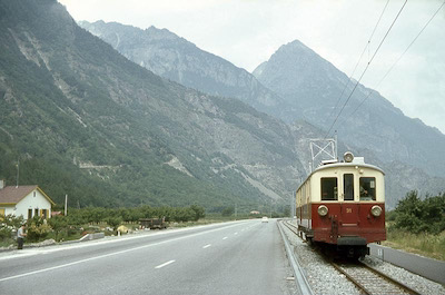 MC Vernayaz-Martigny mit Fahrleitung, 1967